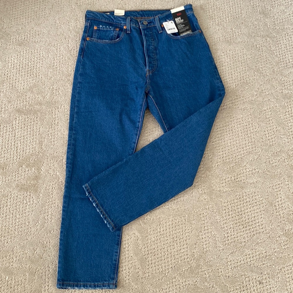 New Levi’s 501 cropped jeans